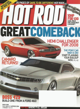 HOT ROD 2006 MAR - BOSS 429, DARE TO BE DIFFERENT